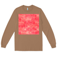 Toasted Coconut valentines day xoxo seamless pattern Long Sleeve Tee - BundleAndBundleShop