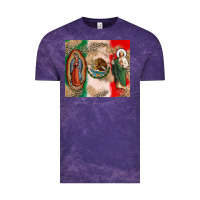 Cloud Purple Virgin Mary and San Judas Vintage Tee - CTS Tumbler Store