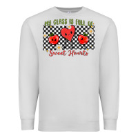 Dove Grey my class full of sweet hearts Premium Sweatshirt - MaliasSmallBusiness