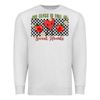 Oatmeal Heather my class full of sweet hearts Premium Sweatshirt - MaliasSmallBusiness