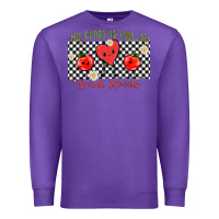 Purple my class full of sweet hearts Premium Sweatshirt - MaliasSmallBusiness