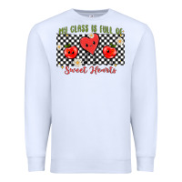 White my class full of sweet hearts Premium Sweatshirt - MaliasSmallBusiness