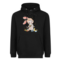 Black so hoppin boujee easter bunny  belt bag ins Heavyweight Hoodie - MaliasSmallBusiness
