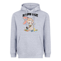 Heather Grey so hoppin boujee easter bunny  belt bag ins Heavyweight Hoodie - MaliasSmallBusiness