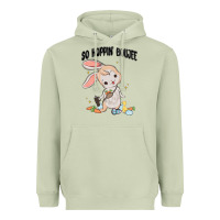 Matcha so hoppin boujee easter bunny  belt bag ins Heavyweight Hoodie - MaliasSmallBusiness