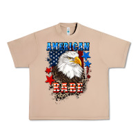 Burro American Babe  4th of july Urban Heavy Tee - CowGirlArtShop