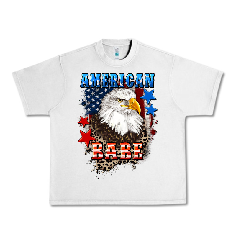 American Babe  4th Of July Urban Heavy Tee by CowGirlArtShop | Teevron