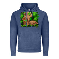 Vintage Denim st patrick's day lucky cow family Vintage Hoodie - RanaPortraitStore