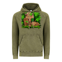 Vintage Olive st patrick's day lucky cow family Vintage Hoodie - RanaPortraitStore