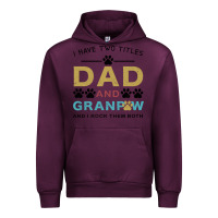 Mauve Wine i have two titles dad and grandpa Urban Hoodie - Bettercallsaul
