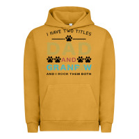 Pigment Peanut Butter i have two titles dad and grandpa Urban Hoodie - Bettercallsaul