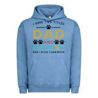 Pigment Pebble Blue i have two titles dad and grandpa Urban Hoodie - Bettercallsaul