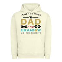 Pigment Pistachio i have two titles dad and grandpa Urban Hoodie - Bettercallsaul