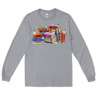Heather Grey book tropes Long Sleeve Tee - Artiststas