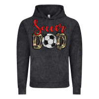 Vintage Black soccer dad Vintage Hoodie - Zillion Design Studio