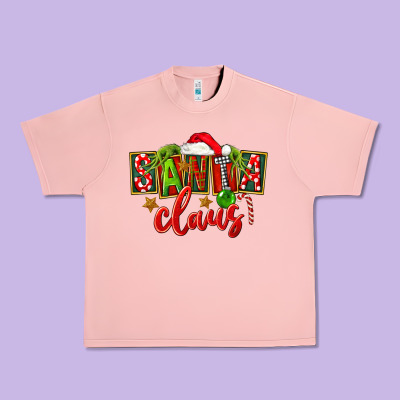 Christmas Santa Claus Urban Heavy Tee Designed By Fadigitalartstudio