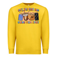 Lemon can't talk right now doing mom stuff Premium Sweatshirt - MaliasSmallBusiness