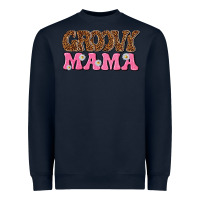 Navy groovy mama Heavyweight Sweatshirt - texasbilliewilder