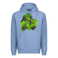Colony Blue halloween patch 3 Premium Hoodie - BundleAndBundleShop