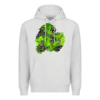 Dove Grey halloween patch 3 Premium Hoodie - BundleAndBundleShop