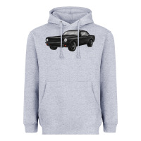 Heather Grey classic car Heavyweight Hoodie - MaliasSmallBusiness