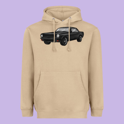 Classic Car Heavyweight Hoodie Designed By Maliassmallbusiness