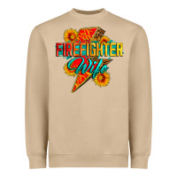Mushroom firefighter wife with lightning bolt Heavyweight Sweatshirt - Zillion Design Studio