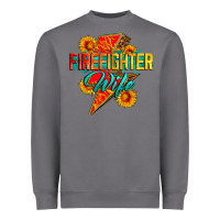 Storm firefighter wife with lightning bolt Heavyweight Sweatshirt - Zillion Design Studio