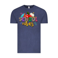 Vintage Denim school vibes Vintage Tee - Zillion Design Studio
