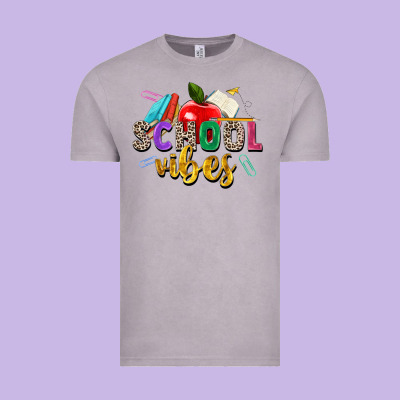 School Vibes Vintage Tee Designed By Zillion Design Studio