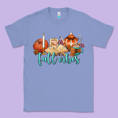 Fall Vibes Classic Tee Designed By Adodesignshop