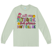 Matcha call me antisocial but please don't call me Long Sleeve Tee - Artiststas