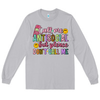 Moon Dust call me antisocial but please don't call me Long Sleeve Tee - Artiststas