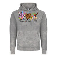 Cloud Rock peace love art Vintage Hoodie - texasbilliewilder