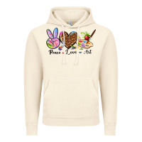 Vintage Artic peace love art Vintage Hoodie - texasbilliewilder