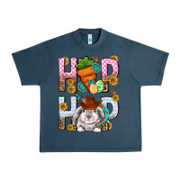 Midnight Navy Western Hip hop Bunny Urban Heavy Tee - Neo Western