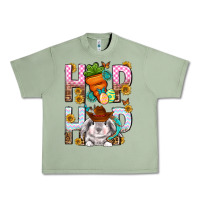 Oil Green Western Hip hop Bunny Urban Heavy Tee - Neo Western