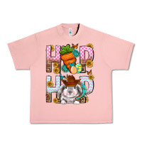 Salmon Western Hip hop Bunny Urban Heavy Tee - Neo Western