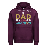 Mauve Wine i have two titles dad and grandpa Urban Hoodie - Bettercallsaul
