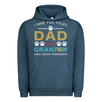 Pigment Midnight Navy i have two titles dad and grandpa Urban Hoodie - Bettercallsaul
