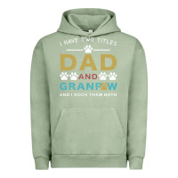 Pigment Oil Green i have two titles dad and grandpa Urban Hoodie - Bettercallsaul