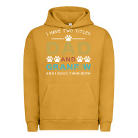 Pigment Peanut Butter i have two titles dad and grandpa Urban Hoodie - Bettercallsaul
