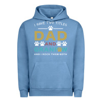 Pigment Pebble Blue i have two titles dad and grandpa Urban Hoodie - Bettercallsaul