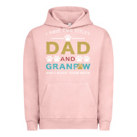 Pigment Salmon i have two titles dad and grandpa Urban Hoodie - Bettercallsaul