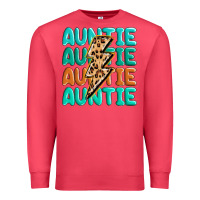 Cardinal auntıe with lightning bolt Premium Sweatshirt - MaliasSmallBusiness