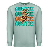 Seafoam auntıe with lightning bolt Premium Sweatshirt - MaliasSmallBusiness