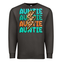 Smoke auntıe with lightning bolt Premium Sweatshirt - MaliasSmallBusiness
