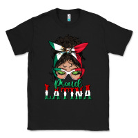 Black proud latina messy bun mama Classic Tee - BundleAndBundleShop