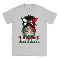 Moon Dust proud latina messy bun mama Classic Tee - BundleAndBundleShop