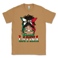 Toasted Coconut proud latina messy bun mama Classic Tee - BundleAndBundleShop